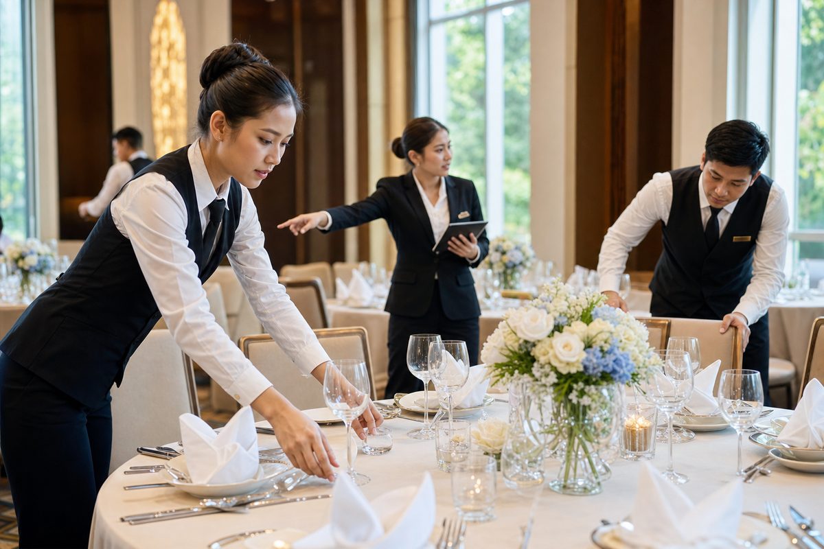 งาน Banquet และงานอีเวนต์ในโรงแรม ทำอะไร เหนื่อยแค่ไหน