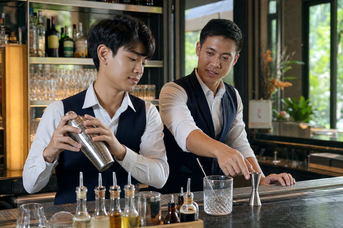 อาชีพบาร์เทนเดอร์โรงแรม เริ่มต้นและเติบโตอย่างไร