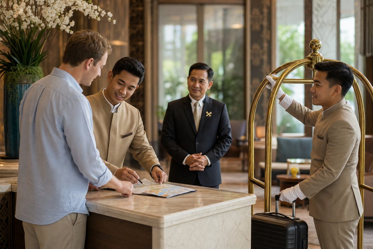 Concierge และ Bell Attendant ทำอะไร เส้นทางไปถึง Chief Concierge
